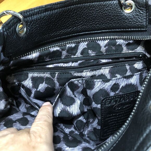 Brighton Scoop Leather Tote Bag 2 Tone Brown Fashionista Braided Strap Hardwear - Picture 11 of 16